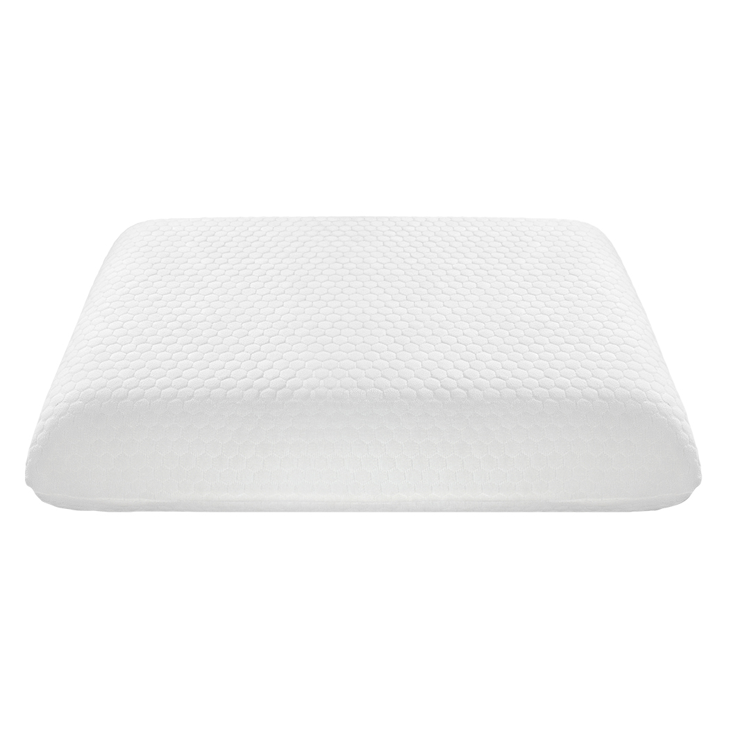 Dreamz Memory Foam Orthopaedic Pillow Neck Pain Side Stomach Back Sleeper 2 Pack - Image 2